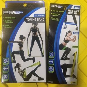 Pro Strength Toning and Resistance Bands NWT